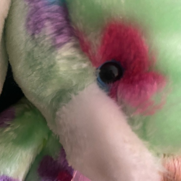 HTF Vintage Floral Bunny Rabbit stuffed animal plush - Picture 4 of 9